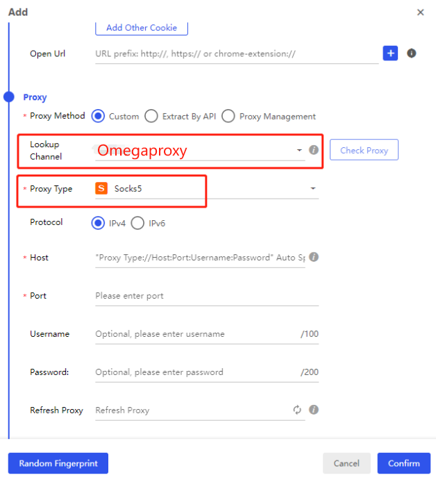 omegaproxy
