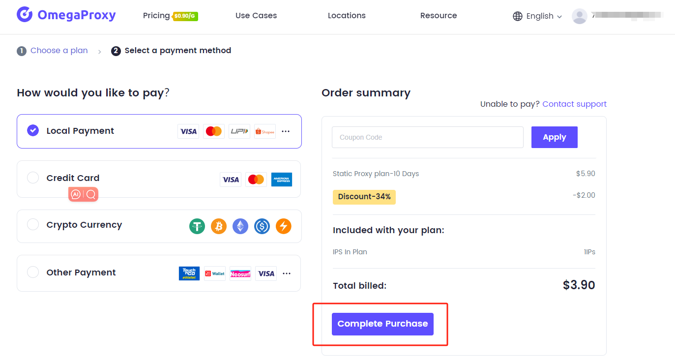 omegaproxy